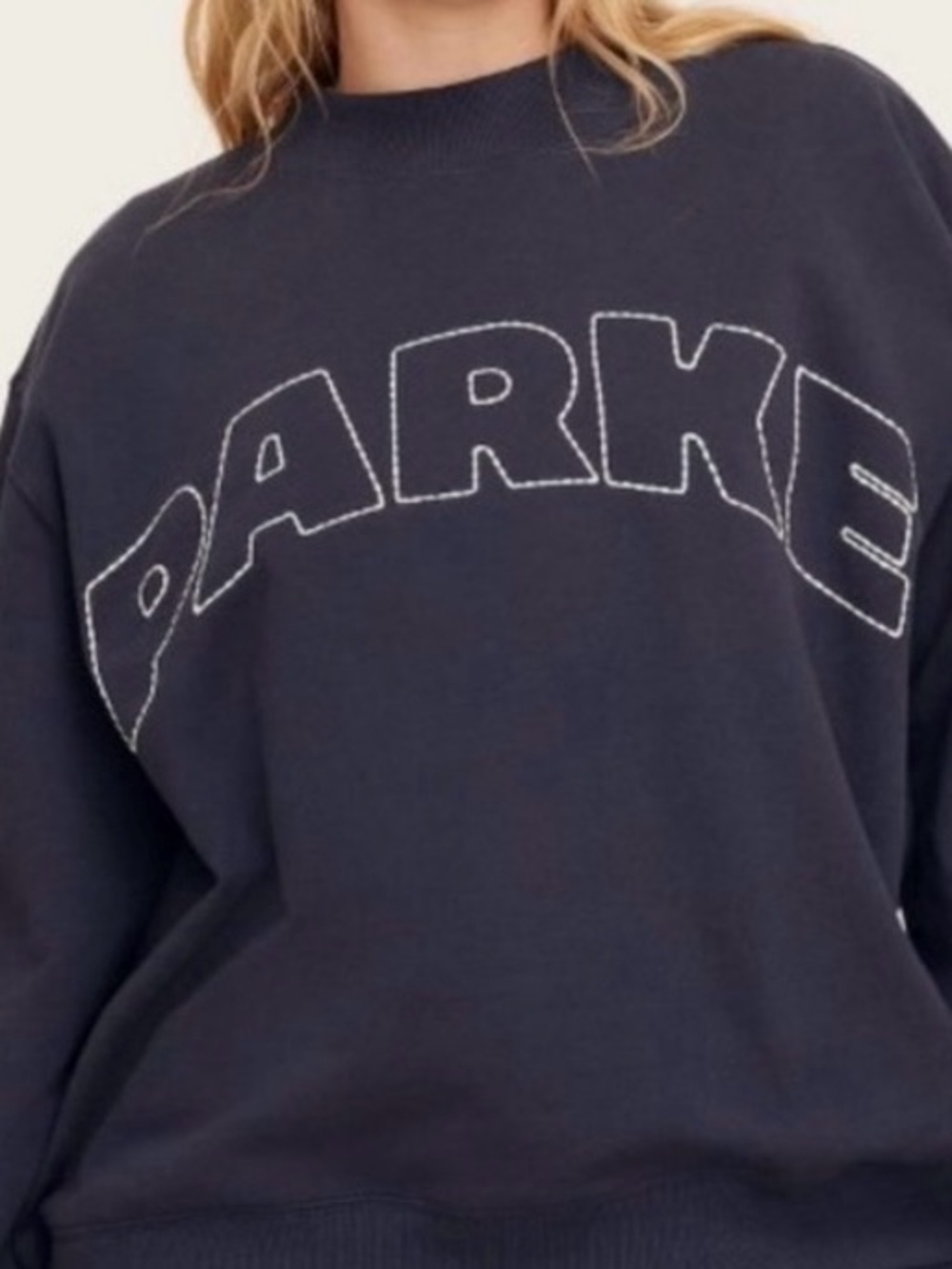 PARKE x Target sold out! NWT! Embroidered Sweatshirt.